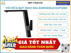 Vòi rửa bát inox 304 Eurogold EUF128D